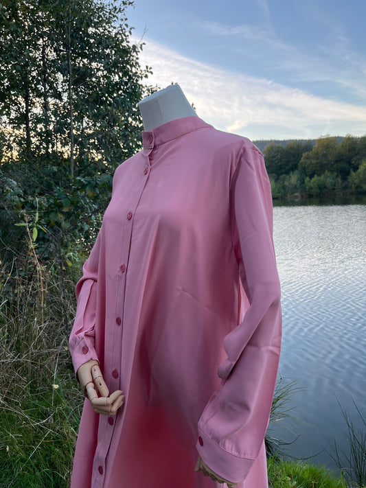 Abaya chemise à boutons Nasma