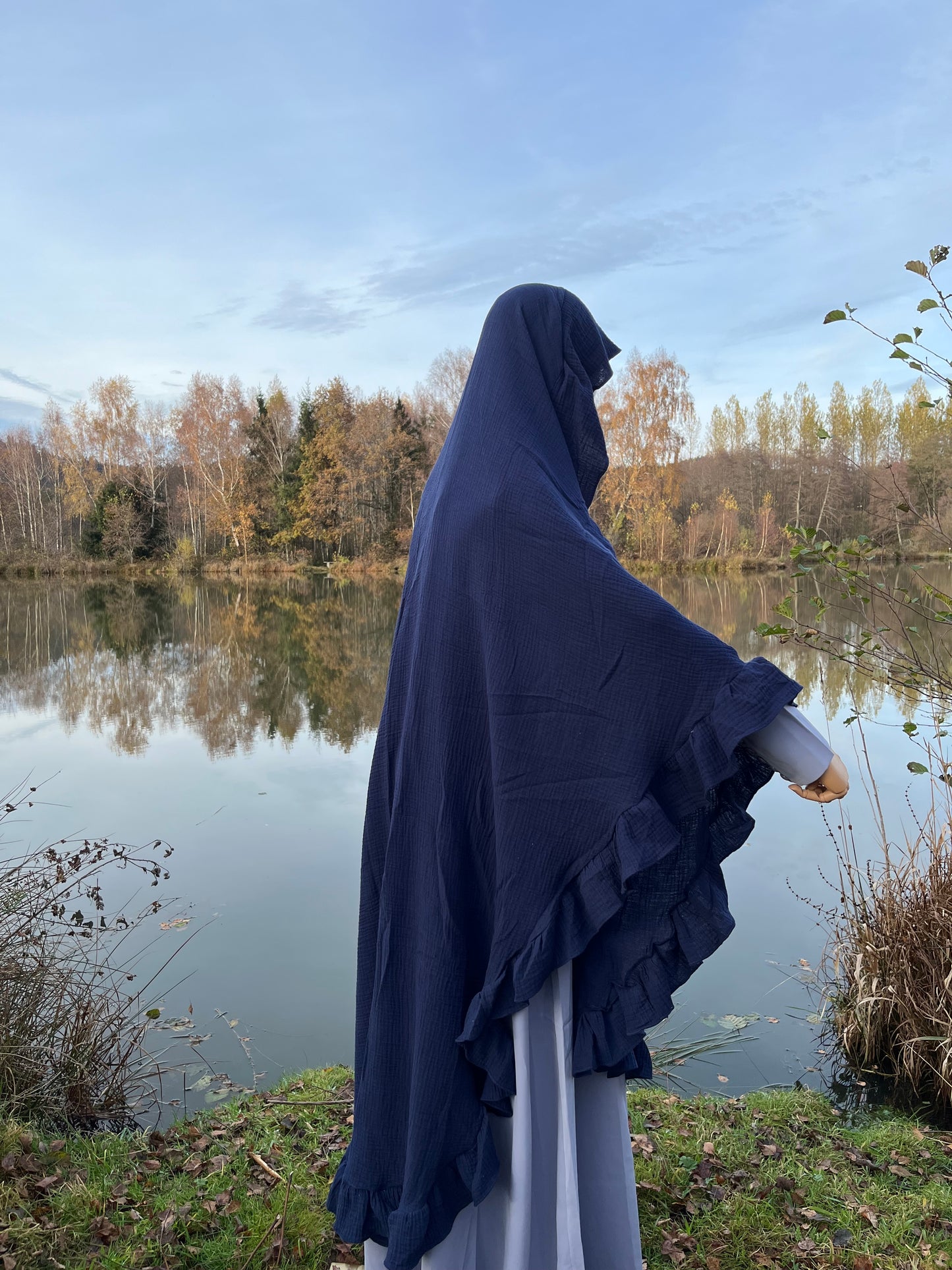 Khimars papillon à froufrous Shams