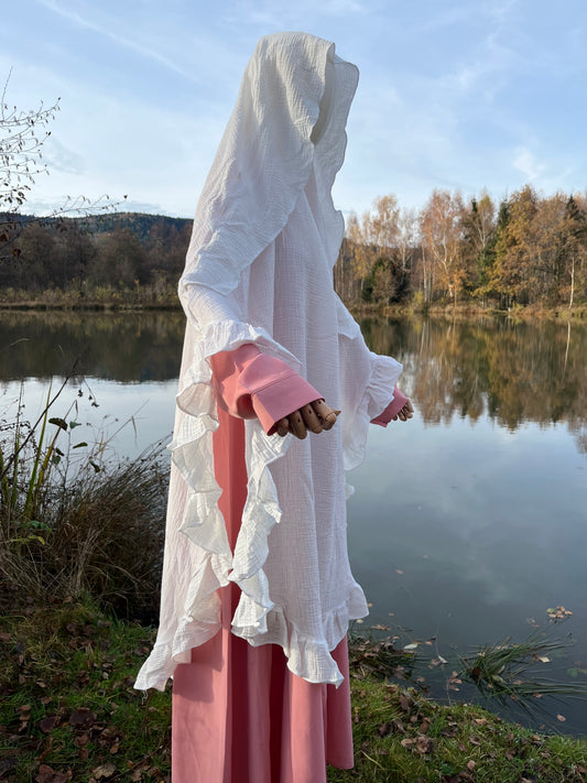 Khimars papillon à froufrous Shams