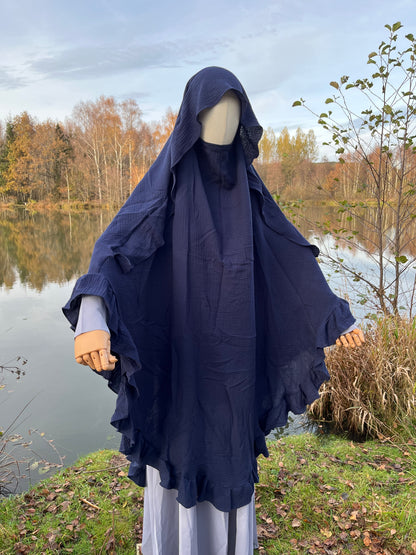 Khimars papillon à froufrous Shams