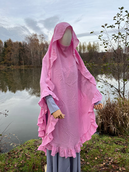 Khimars papillon à froufrous Shams