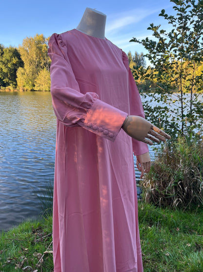 Abaya manches boutonnées Khayal