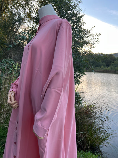 Abaya chemise à boutons Nasma