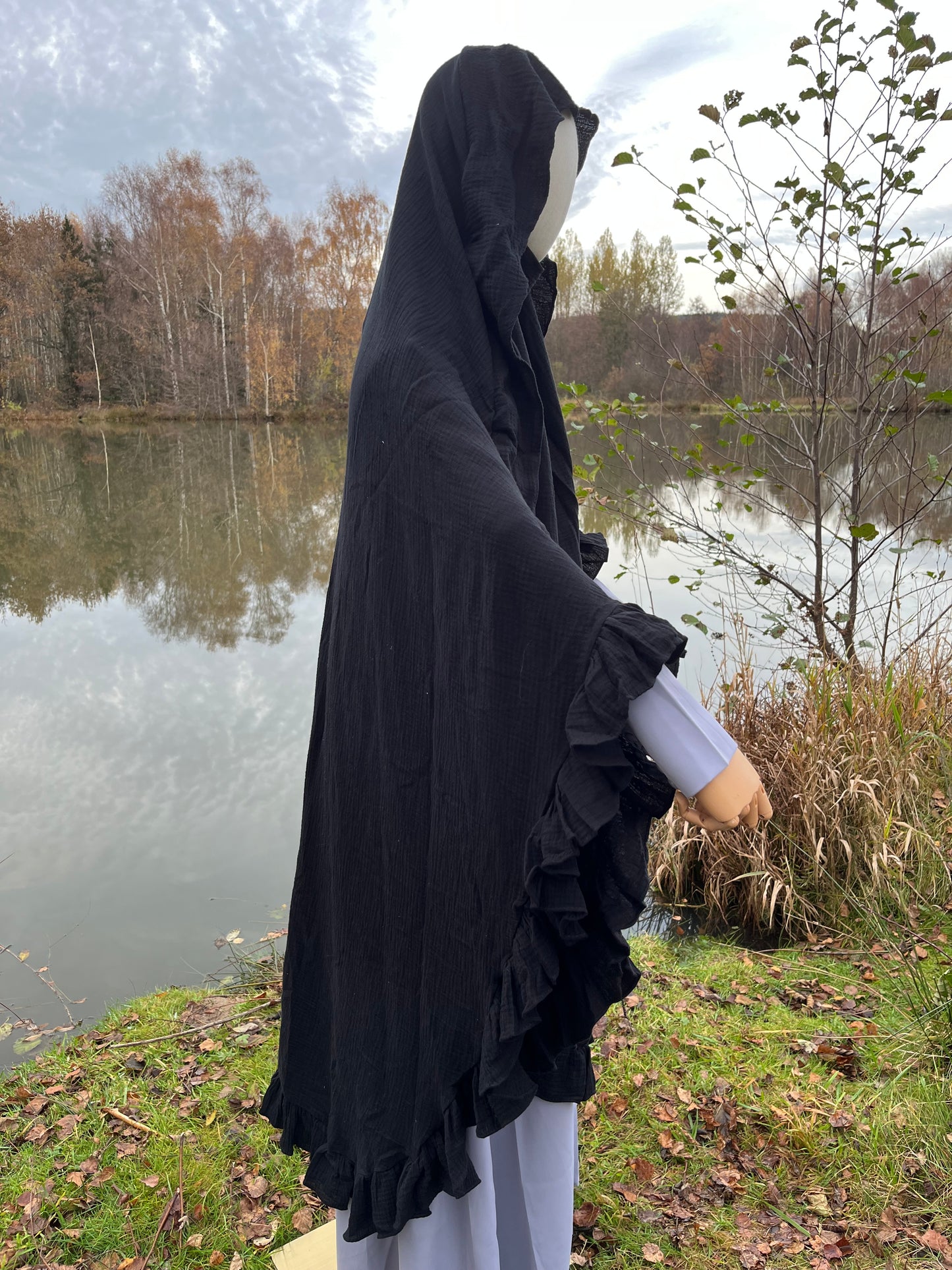 Khimars papillon à froufrous Shams