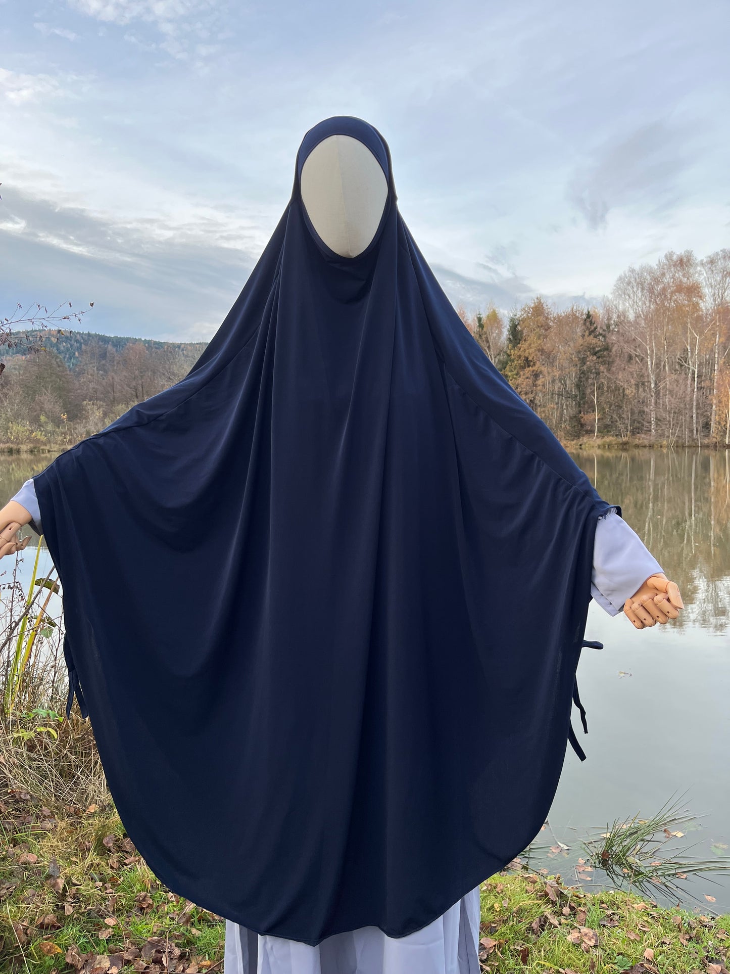 Khimar cape maxi à nouer Layal