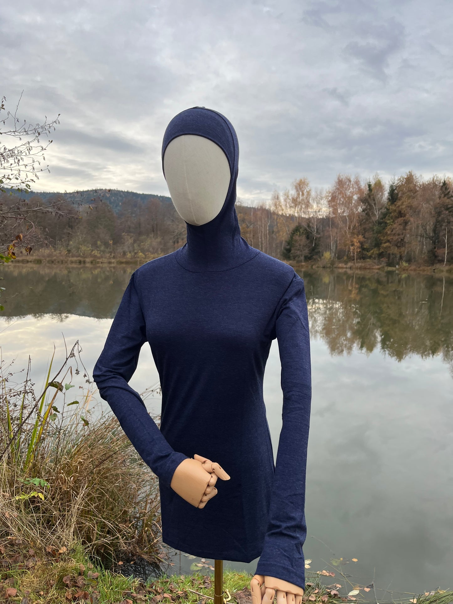 Sous pull cagoule intégrée