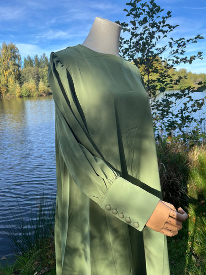 Abaya manches boutonnées Khayal