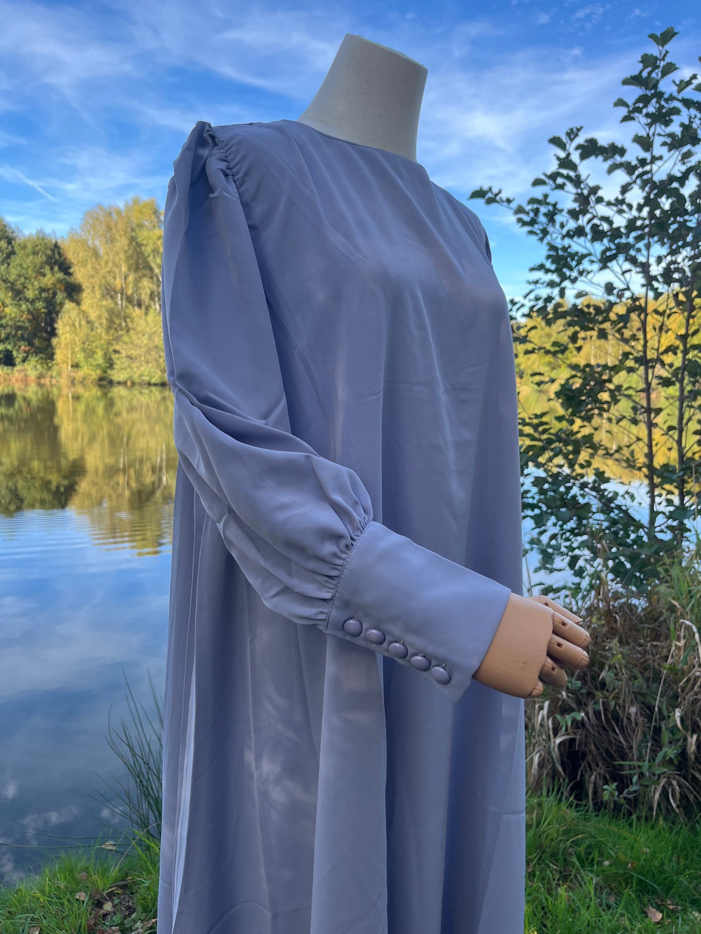 Abaya manches boutonnées Khayal