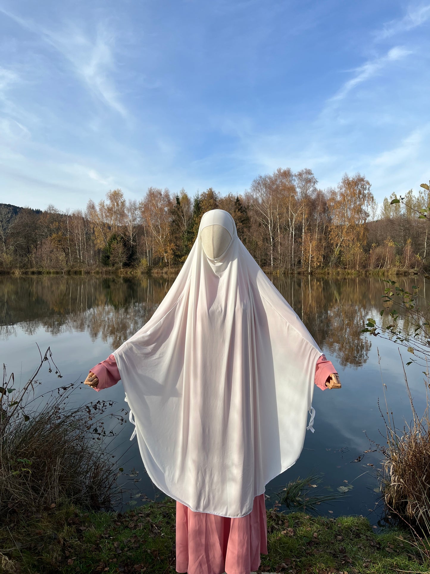 Khimar cape maxi à nouer Layal