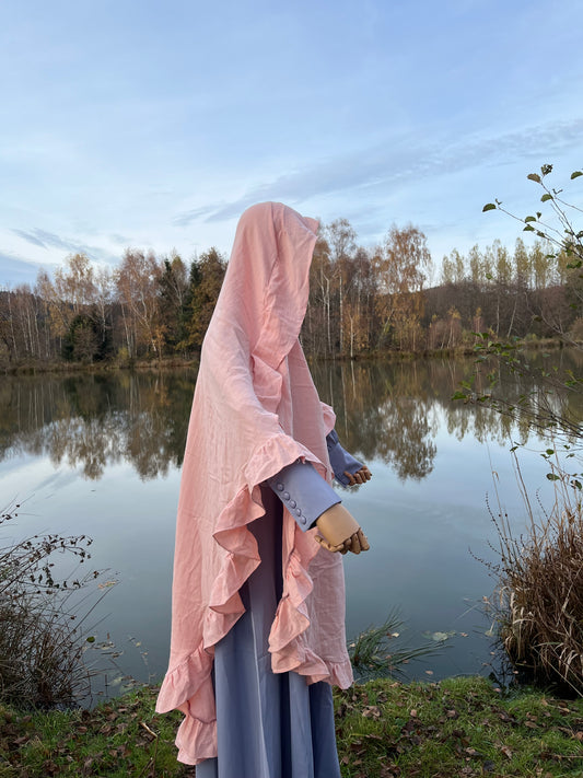 Khimars papillon à froufrous Shams