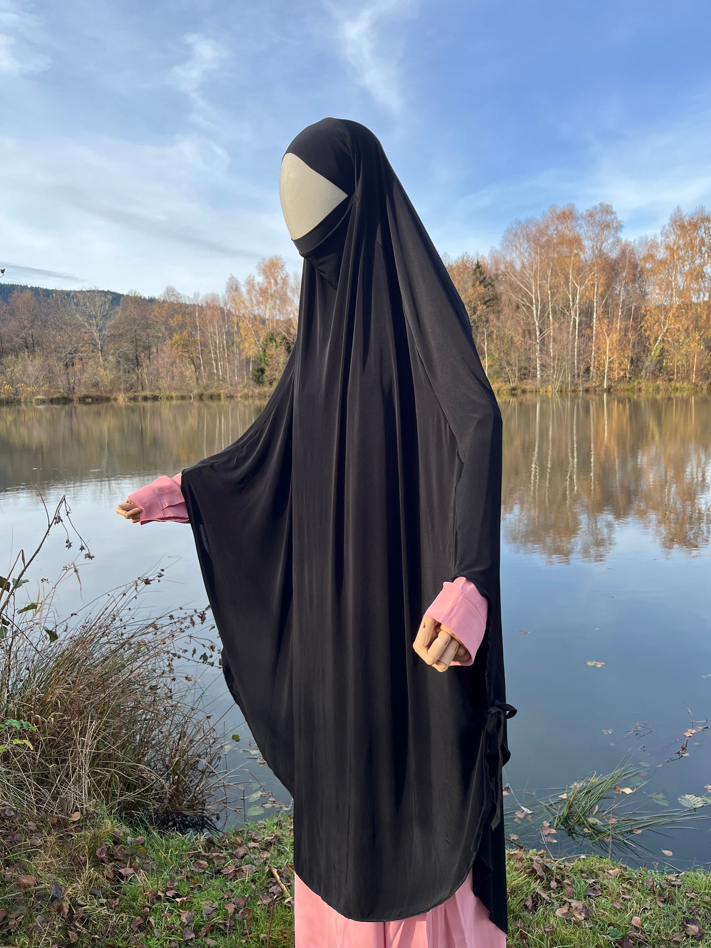 Khimar cape maxi à nouer Layal