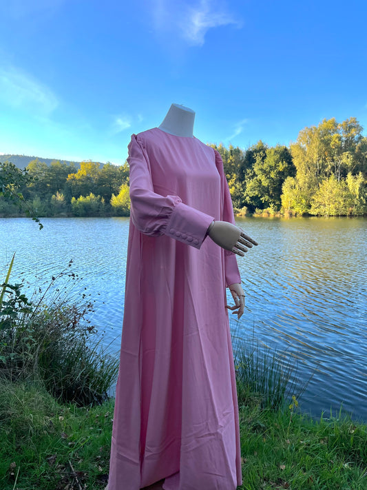 Abaya manches boutonnées Khayal