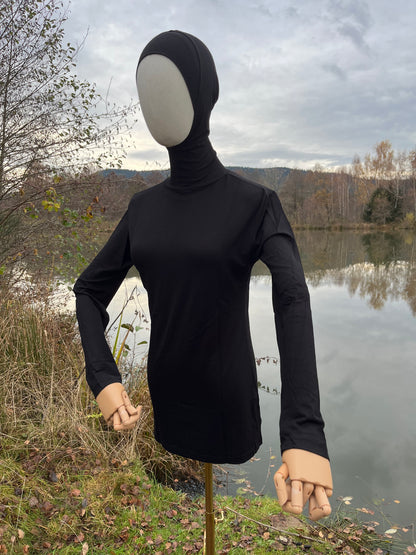 Sous pull cagoule intégrée