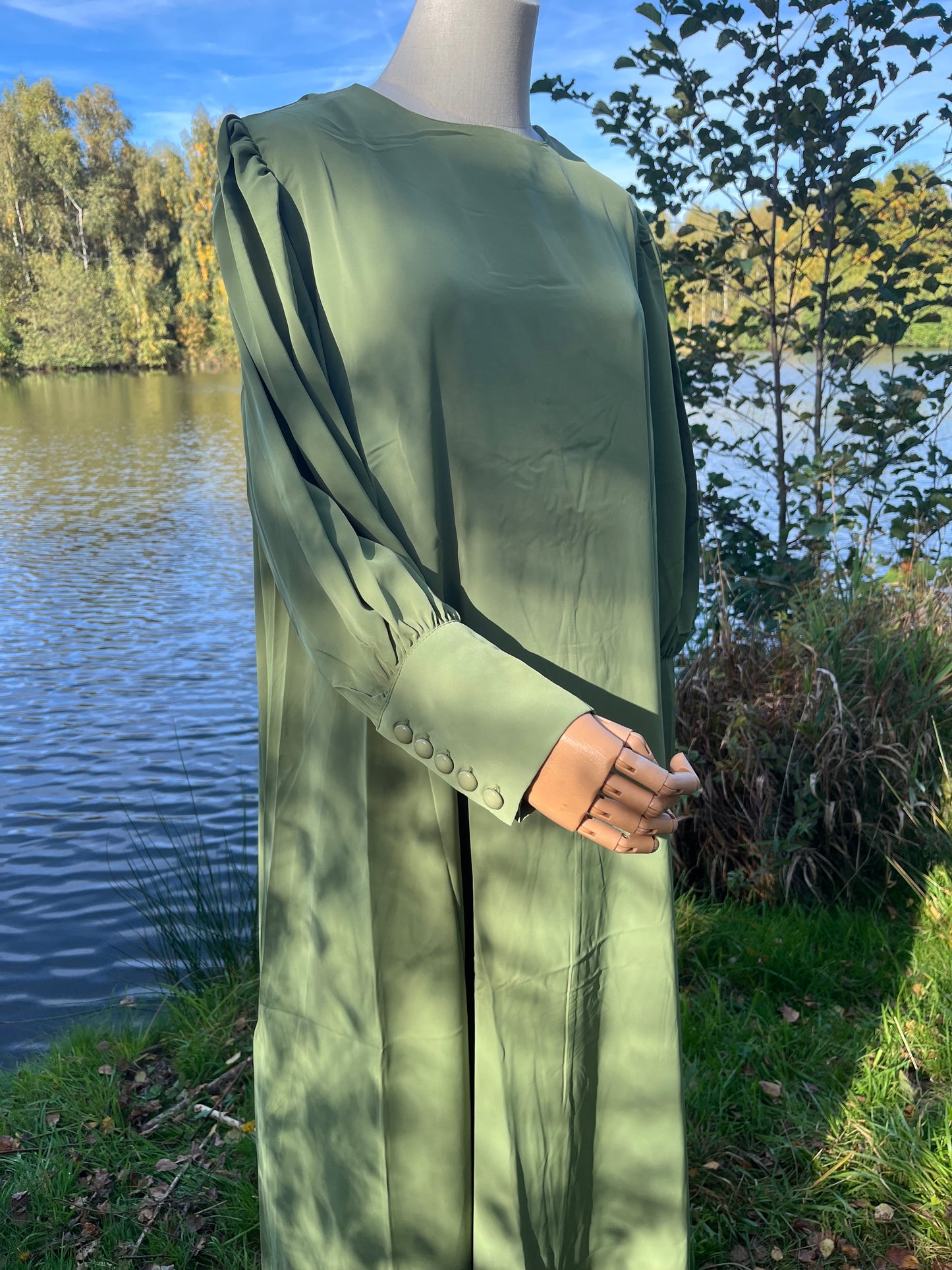 Abaya manches boutonnées Khayal