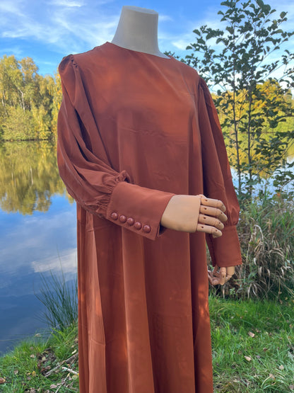 Abaya manches boutonnées Khayal