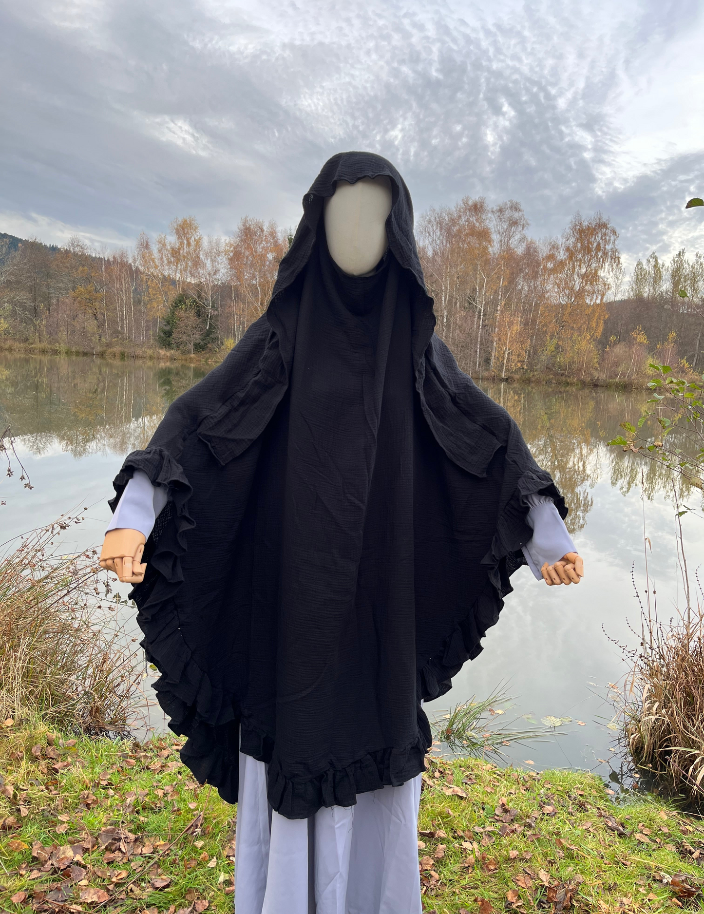 Khimars papillon à froufrous Shams