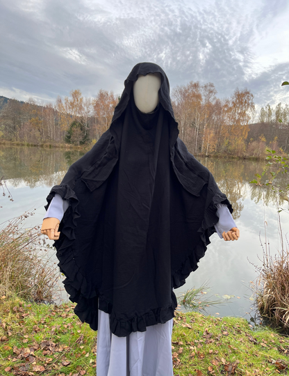 Khimars papillon à froufrous Shams