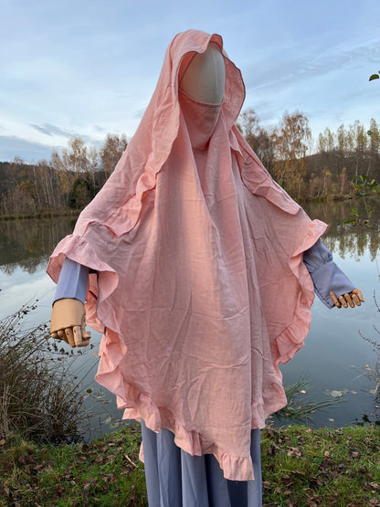 Khimars papillon à froufrous Shams